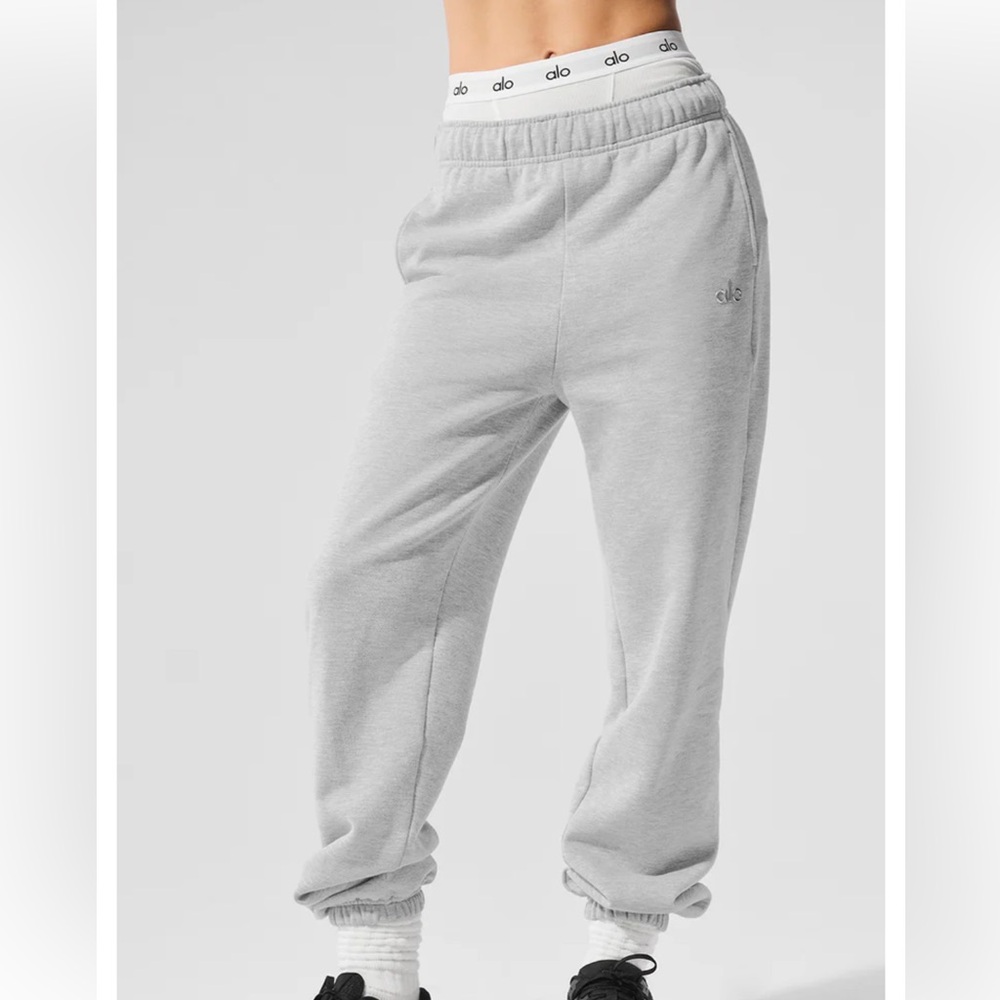 ALO Accolade Sweatpants Heather Gray size M